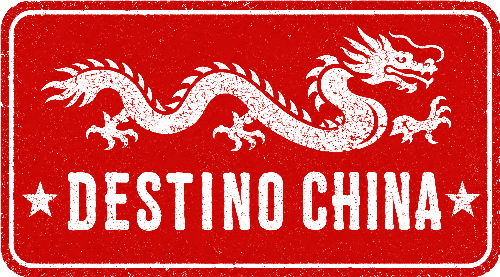 Logotipo rojo Destino China